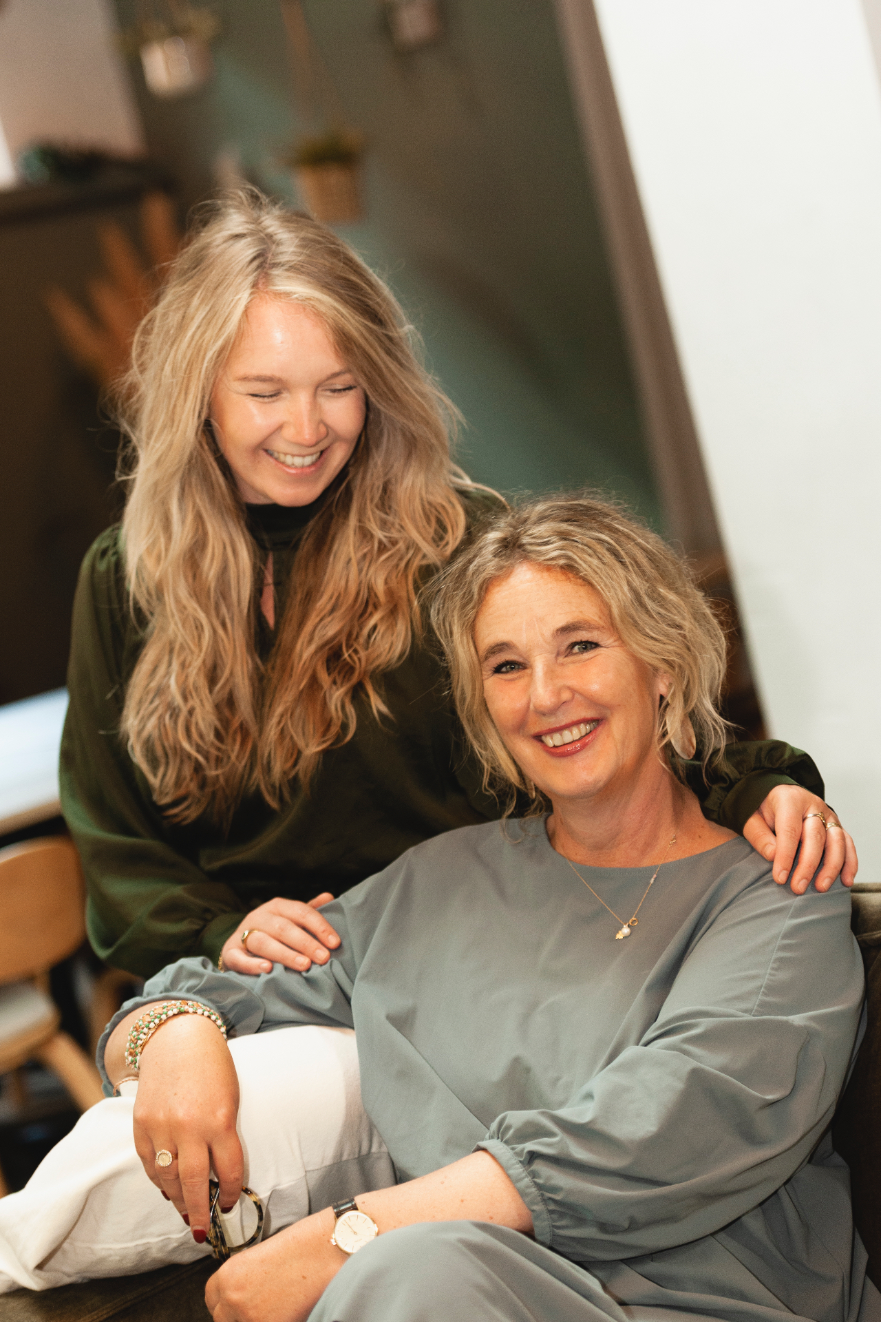 Evelien en Milou samen